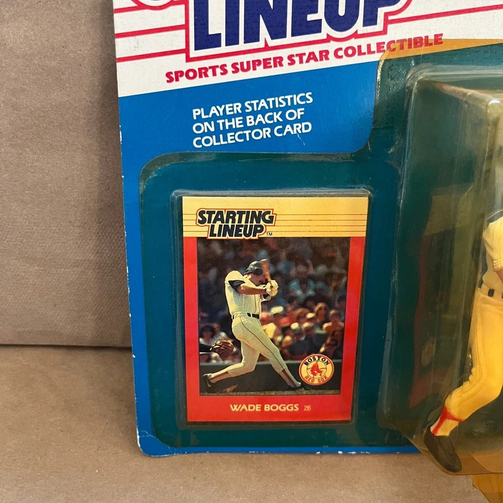 1988 Kenner Starting Lineup Wade Boggs Boston Red Sox Figure with Card MLB